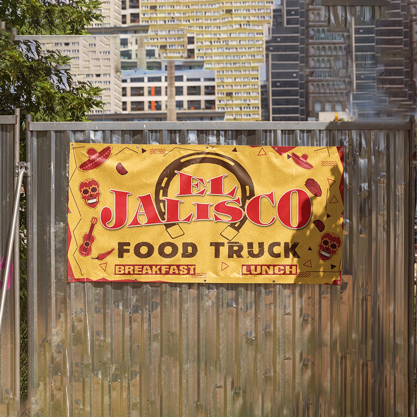 banner indoor or outdoor-with grommets