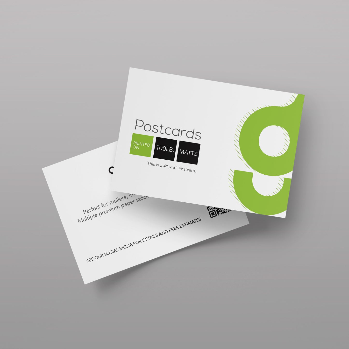 Postcards | Horizontal | 14 pt Cardstock | Uncoated
