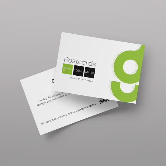 Postcards | Horizontal | 14 pt Cardstock | Uncoated