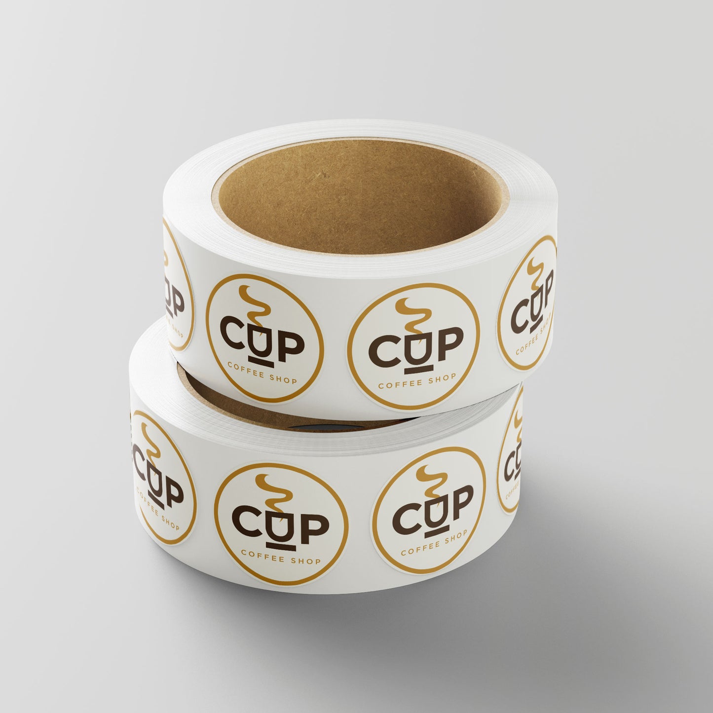 Custom Round Labels On Roll